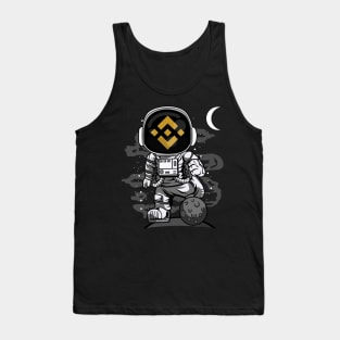 Astronaut Binance BNB Coin To The Moon Crypto Token Cryptocurrency Wallet Birthday Gift For Men Women Kids Tank Top